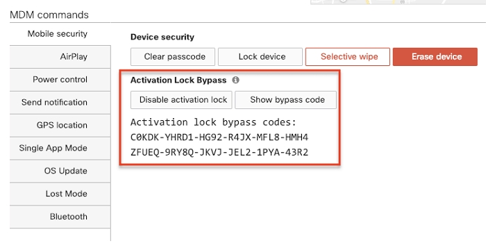 Activation Lock Bypass Code 